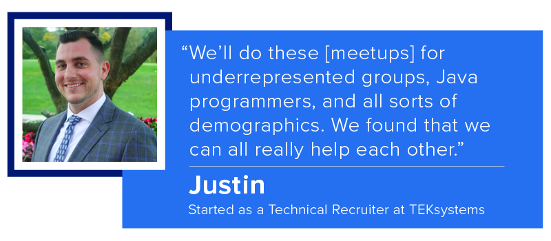 employee resource group affinity group justin teksystems